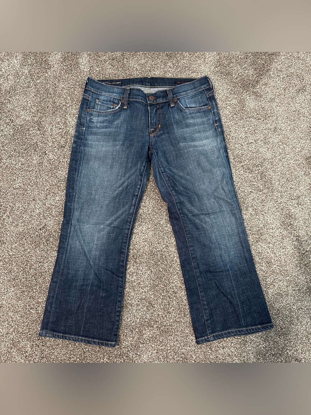 Citizens of Humanity low waist cropped jean